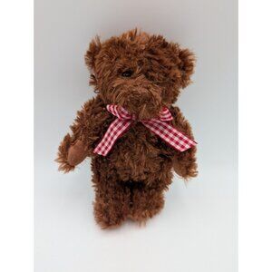 Frie Play Brown‎ Bear Plush Brown 8 Inch Mathias Pamer Stuffed Animal Toy